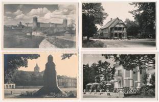 53 db RÉGI észt város képeslap jó állapotban 1926-1939 között / 53 pre-1945 Estonian town-view postc...