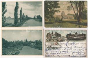 Budapest XIII. Margitsziget - 15 db régi képeslap lithokkal is / 15 pre-1945 postcards with some lit...