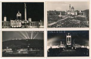 1938 Budapest XXXIV. Nemzetközi Eucharisztikus Kongresszus / 34th International Eucharistic Congress - 8 db régi képeslap / 8 pre-1945 postcards