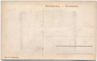 Ada Kaleh, törökök csoportképe török zászlókkal. Leporellolap belül bazárral és Bego Mustafaval; Ali...