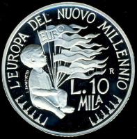 San Marino 1998. 10.000L Ag "Európa az új évezredben" T:PP