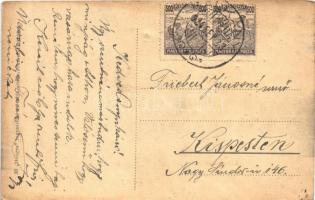 1924 Balkány, Református templom és iskola (EK)