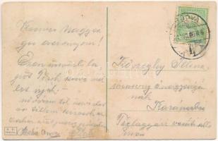 Ada Klaleh. Leporellos üdvözlet utazó párral / Leporellocard with travelling couple  (EB)