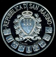 San Marino 1997. 10.000L Ag "Euro-Szabadság" T:PP