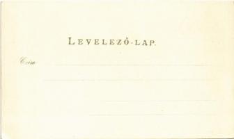 Vorläufer) Budapest, Kir. operaház, Petőfi szobor, Nemzeti múzeum. Leitner M.L. és fia Art Nouveau, ...