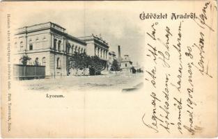 1902 Arad, Lyceum. Honisch udvari fényképész felvételei után / school