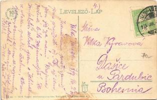 1916 Nagyvárad, Oradea; Görög katolikus püspöki palota, piac, takarékpénztár. Vasúti levelezőlapárus...