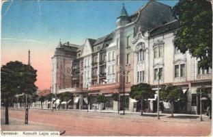 Temesvár, Timisoara; Kossuth Lajos utca / street  (Rb)