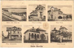 1932 Eforie, Baile Movila; Baile reci dela lac, Vila Vera, Corneleti, Anuntiata, Puica si Unirea / beach, spa, villas (EK)