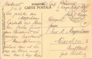 1916 Bucuresti, Bucharest, Bukarest; Palatul Justitiei, Calea Rahovei si Biserica Domnita Balasa / p...