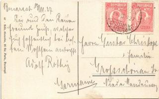 1927 Bucuresti, Bucharest, Bukarest; Calea Victoriei, Julietta / street, shops (EB)