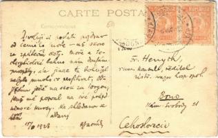 1923 Constanta, Statuia Ovidiu, Banca / Statue, mosque, bank, automobile shop. photo (EK)