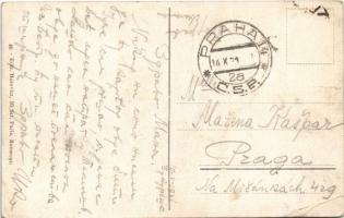 1921 Bucuresti, Bucharest, Bukarest; Calea Victoriei, Corsete / street, shops (EK)