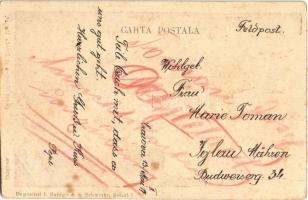 Craiova, Királyi; Hotel Minerva si Strada Unirei / hotel and street (fl)