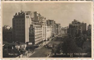 Bucuresti, Bucharest, Bukarest; Bulevardul Take Ionescu, ARO / street, trams (EK)
