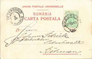 1899 (Vorläufer) Bucuresti, Bucharest, Bukarest; Salutari din Romania, Domnita Balasa, Teatrul Natio...