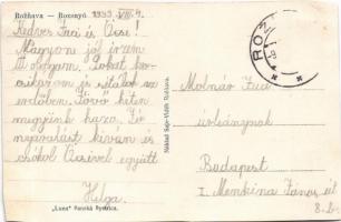 1933 Rozsnyó, Roznava; utca, templomok, Nagybani dohányeladás üzlete / street, churches, tobacco sho...