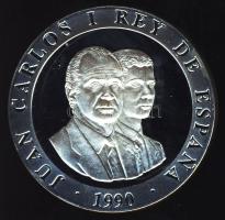 Spanyolország 1990. 2000P Ag "Olimpia-régi hajó" T:PP Tanúsítvánnyal!