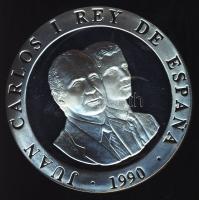 Spanyolország 1990. 2000P Ag "Olimpia-pelota" T:PP Tanúsítvánnyal!