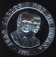 Spanyolország 1991. 2000P Ag "Olimpia-lovaglás" T:PP Tanúsítvánnyal!