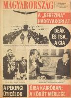 1978 Magyarország c. folyóirat különböző lapszámai egészvászon kötésben.