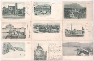 52 db RÉGI külföldi Stengel város képeslap / 52 őre-1945 European Stengel town-view postcards