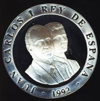 Spanyolország 1992. 2000P Ag "Olimpia-fogathajtás" T:PP Tanúsítvánnyal!