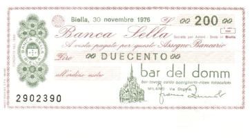 Olaszország 1992. 200L (2x) banki szükségpénz T:I