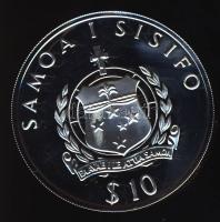 Szamoa 1991. 10T Ag "Olimpia-súlylökés" T:PP Tanúsítvánnyal!