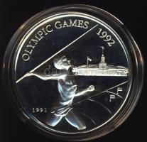 Szamoa 1991. 10T Ag "Olimpia-gerelyhajítás" T:PP Tanúsítvánnyal!