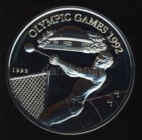 Szamoa 1992. 10T Ag "Olimpia-súlydobás" T:PP Tanúsítvánnyal!