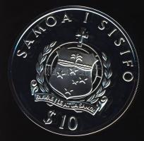 Szamoa 1992. 10T Ag "Olimpia-súlydobás" T:PP Tanúsítvánnyal!