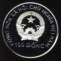 Vietnam 1989. 100D Ag "Olimpia-evezés" T:PP Csak 10.000db! Tanúsítvánnyal!