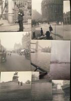 cca 1900 London 9 db fotó 10x12 cm / London 9 photos