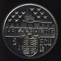 Luxemburg 1993. 5Ecu "Joseph Bech" T:BU