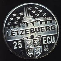 Luxemburg 1996. 25Ecu Ag "Charlotte" T:PP
