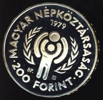 1979. 200Ft Ag "Nemzetközi gyermekév" T:PP