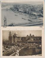 Budapest - 2 db régi képeslap / 2 pre-1945 postcards