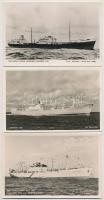 14 db RÉGI hajó motívum képeslap / 14 pre-1945 ship motive postcards