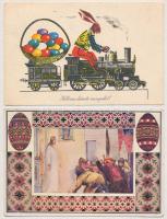 26 db VEGYES motívum képeslap: Húsvéti üdvözlet / 26 mixed motive postcards: Easter greeting