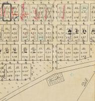 cca 1908 A (Balaton)szemesi fürdőtelep, gróf Hunyady József tulajdonát képező ingatlanok telekkönyvi...