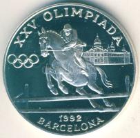 Andorra 1990. 20D Ag "Olimpia-lovaglás" T:PP Csak 15.000db! Tanúsítvánnyal!