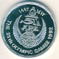 Egyiptom 1992. 5Ł Ag "Olimpia-gyeplabda" T:PP Csak 25.000db! Tanúsítvánnyal!