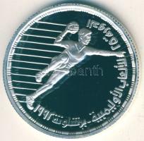 Egyiptom 1992. 5Ł Ag "Olimpia-kézilabda" T:PP Csak 25.000db! Tanúsítvánnyal!