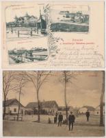 11 db RÉGI magyar város képeslap érdekesebb darabokkal / 11 pre-1945 Hungarian town-view postcards w...
