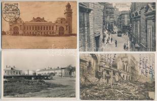 35 db RÉGI külföldi város képeslap érdekesebb darabokkal / 35 pre-1945 European town-view postcards with better pieces