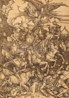 Albrecht Dürer 3 db fametszetének facsimile változata 30x40 cm
