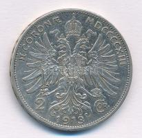 Ausztria 1913. 2K Ag "Ferenc József" T:2 
Austria 1913. 2 Corona Ag "Franz Joseph&qu...