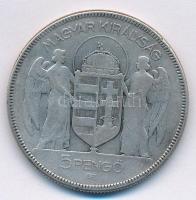1930. 5P Ag "Horthy jobbra" T:3 Adamo P8