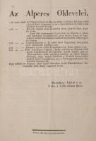 1828  Patikárius ellen indított per kivonata, 12p